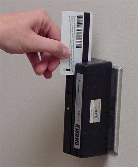 magnetic stripe card entry system